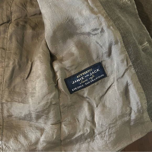 Janie and Jack Boys Gray Corduroy Blazer Jacket Size 2T - Picture 10 of 16